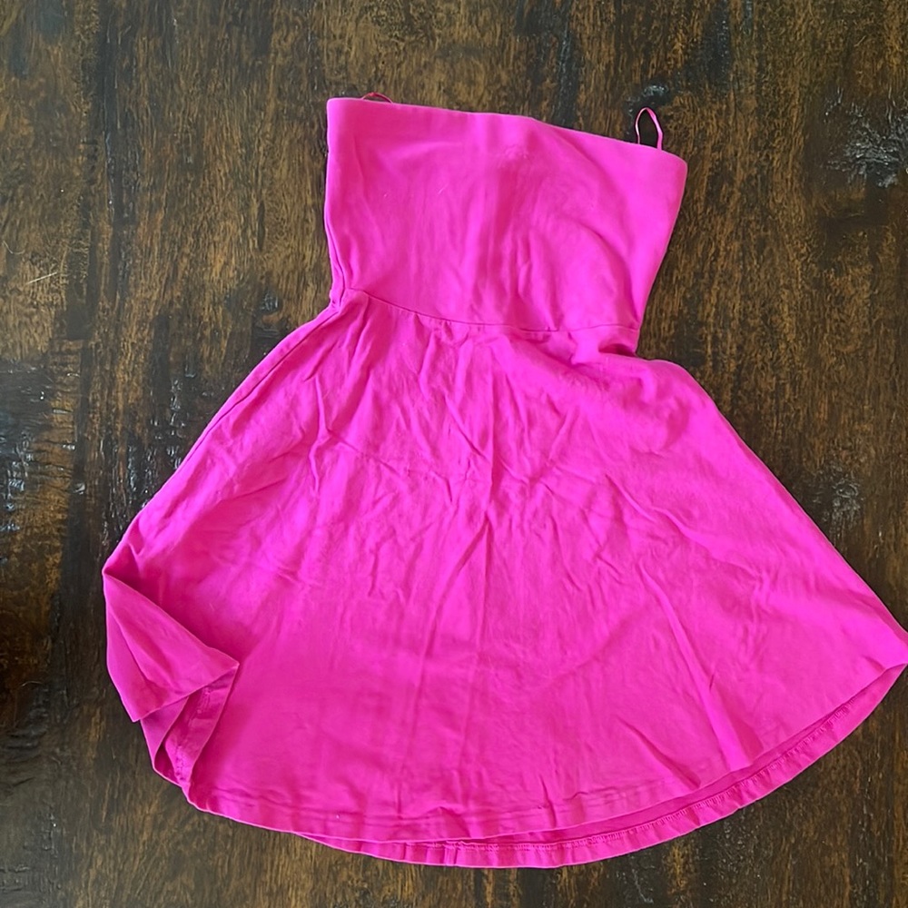 Pink Sleeveless mini dress